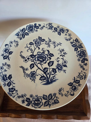 Blue & White Floral Cake Plate stand