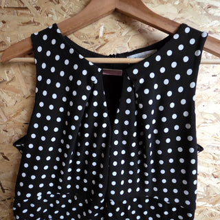 Women's - Liz Claiborne | B&W Polka Dot Dress (16)