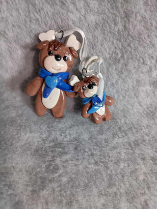 Male reindeer ornament set rsv (2 items)