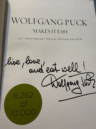 Signed wolfgang puck makes it easy MTS|143426