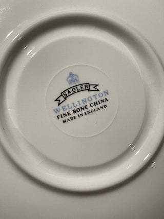 Vtg Sadler Wellington Floral Teacup & Saucer--SP RCD