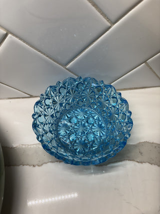 Antique Blue Candy Dish -RSV|121812