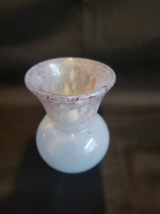 Monart Style Art Glass 3-3/4" Thistle Vase RCD