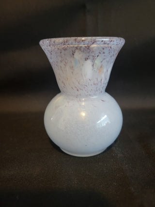Monart Style Art Glass 3-3/4" Thistle Vase RCD