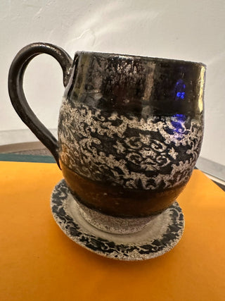Mug - Planter with Saucer Handmade MTS