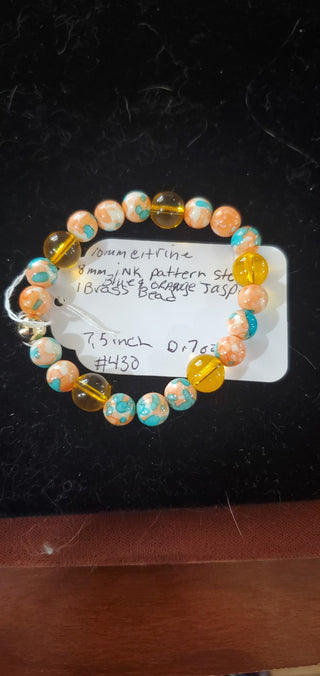 Bracelet #430 10mm citrine|51277