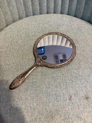 Silver Plate Vanity Mirror - MTS