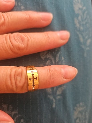 Cross Band Ring