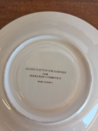 Mary Kay 40th Anniv. Set of 4 Teacups/Saucers