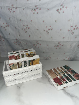 Handmade Floral Coasters Set 5pc - RSV|107749
