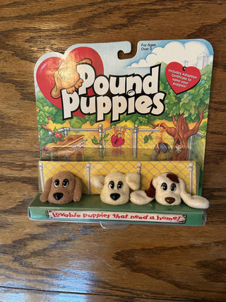 Pound Puppies, Mini Plush Figures, Set of 3   MTS|99657