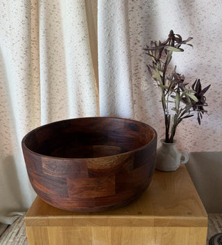Acacia Wood Salad Bowl (LZD - RSV)|108597