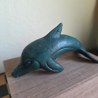 Patina Metal Dolphin