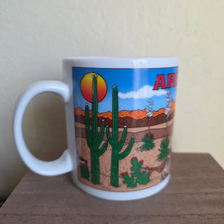 Retro Arizona Mug - Grand Canyon State Ceramic Mug