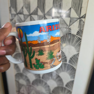 Retro Arizona Mug - Grand Canyon State Ceramic Mug