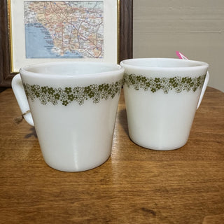 Vtg Pyrex Crazy Daisy Milk Glass Mug RCD|120376