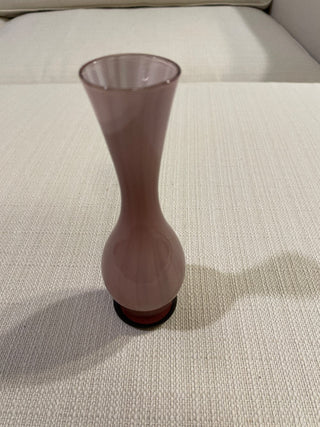 Rose color bud vase