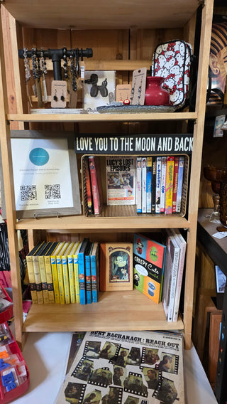 Love You to The Moon & Back - Black Wood Sign
