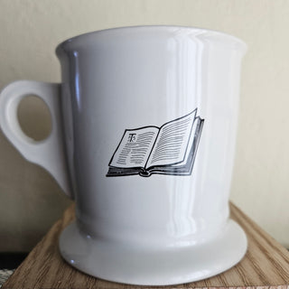 30% off - Book Lovers - White Ceramic Mug