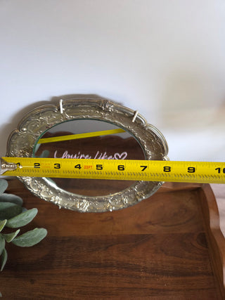 Silver Round Mirror- Really Pretty
