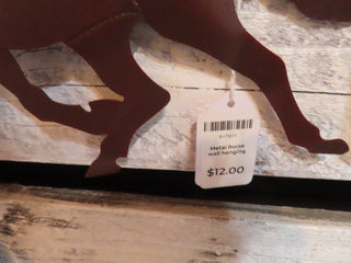Metal horse wall hanging RCD
