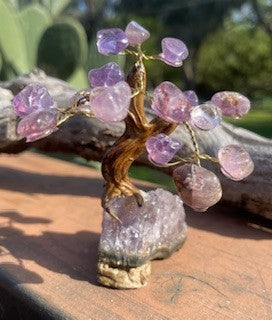Amethyst Gemstone Bonsai Tree of Life 2 RCD|65011