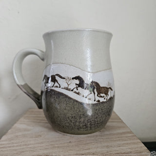 Vintage Otagiri Running Horses Mug (BRI) - MTS|133008