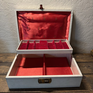 Midcentury Two Tiered Jewelry Box MTS|119810