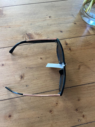 Black Avery JCU  Sunglasses w/gold accents|66305