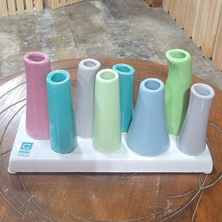 Chive Pooley 8 Tube Ceramic Bud Vase|52167