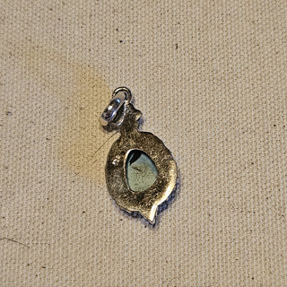Sterling golden hill  turquoise  pendant