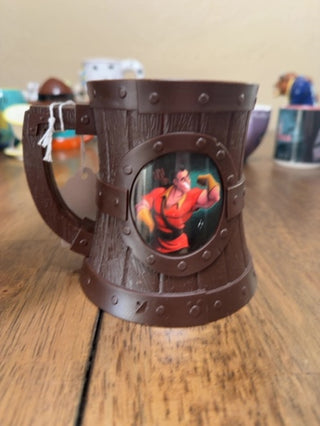 Gaston and LeFou Goblet