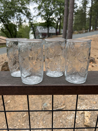 12F Home Essentials & Beyond - Glass Cups / Glassware - 'Oranges' - Set Of 4 - 5.5” RSV|68912