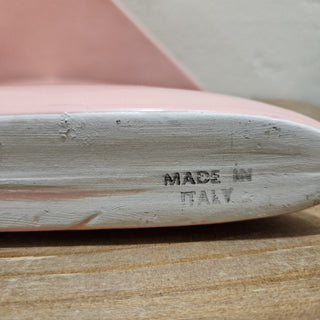 Vintage Pier 1 -  Pink Ceramic Triangle Napkin Holder [Italy] (BRI)|45573