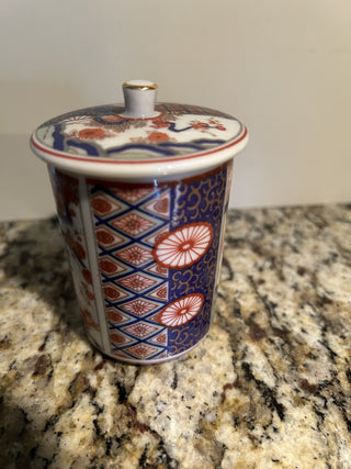 Vintage Tea Cup with Lid, 2 Piece,  MTS|88542