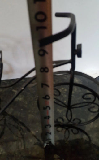 Vintage Black Wrought Iron Bicycle Plantar Indoor Outdoor Decor #63 VV MTS|99095
