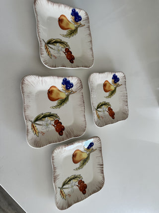 Granada Square Canape Plates-set of 4 MTS|75681