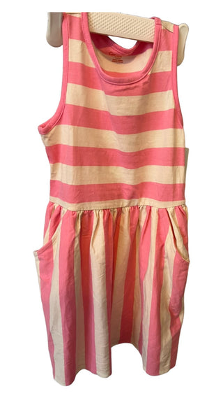 Pink & white striped dress 6/7 NWT Cat & Jack RSV|157198