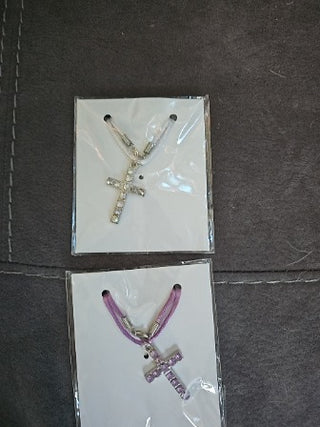 Rhinestone  Cross Necklace