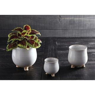 ROUND POT W/LEGS - LRGE.  RSV|64733