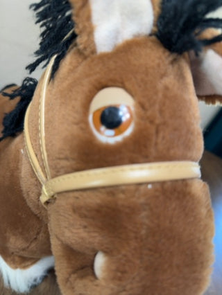 VTG Cabbage Patch Kids Plush Pony Horse 1984 Brown Coleco Appalachian Artworks