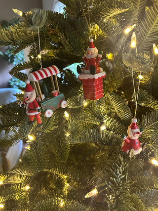 Wooden Santas, Set of 3    MTS|131744