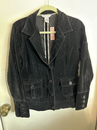 12F cAbi Dark Academia Velvet Blazer L MTS|65164