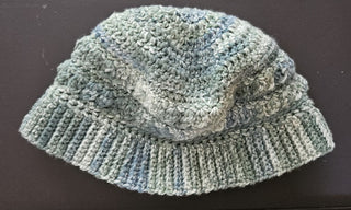 Knitted beanie, bucket shape, green variants, RSV|104609