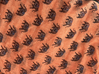Elephant Print Polyester Fall Scarf/Shawl - RSV|107723
