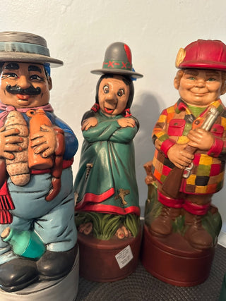 Alberta's Decanter Set 6  Handmade Ceramic Barware MTS|78959