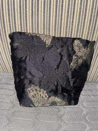 Black & Gold Butterfly Zipper Bag Small RSV|82112