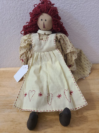 Tender Heart Treasures Primitive Girl Doll, 17" RCD|93402