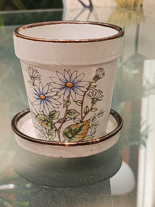1970s Daisy Planter 2pc Japan RSV|71240