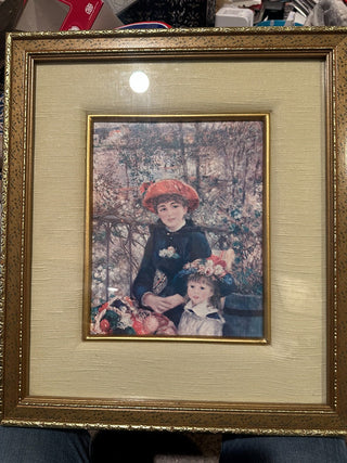 Renoir Framed Print - "Two Sisters" 17"x15" frame, 8"x10" print RCD